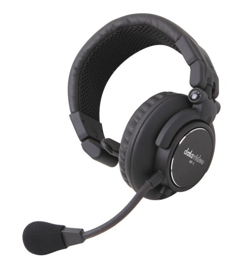 Datavideo HP-1 Single-Ear Headset for ITC Intercom